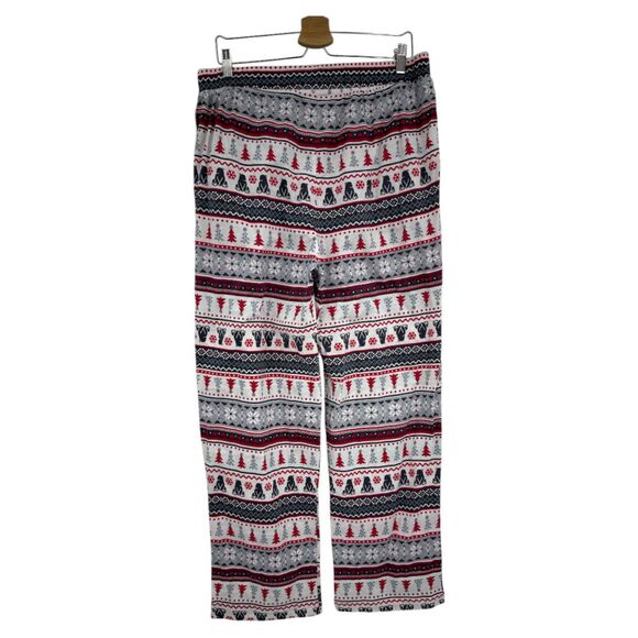 Polar Bear Pajama Pants Size Large Cuddl Duds Holiday Christmas Winter - Picture 1 of 9